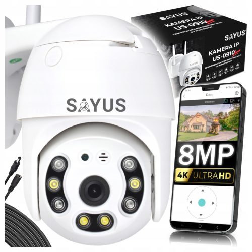  Sayus US-0910 8MPx Indoor/Outdoor IP Camera