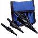 Conical step drills 4-32 mm 3 pieces + case