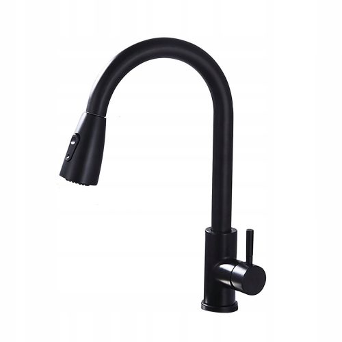 Freestanding kitchen faucet black