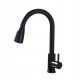 Freestanding kitchen faucet black