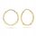  Marko earrings 1.50 cm gold hoops