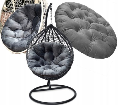 Garden chair, hanging Tropcgroup cushion 130 cm 120 kg