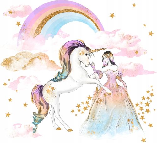  Unicorn Rainbow Wall Stickers for Kids