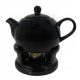 Kettles and Teapots Traditional Ceramic Kettle Bella Fiore 1 l, black