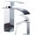 Unitec chrome pedestal washbasin faucet