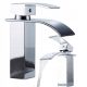 Unitec chrome pedestal washbasin faucet