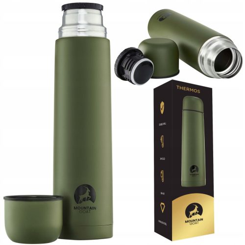  Mountain Goat THERMOS Thermos flask 1 l, green tones