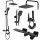 Rea HELIX REA-P6618 surface-mounted shower set, black