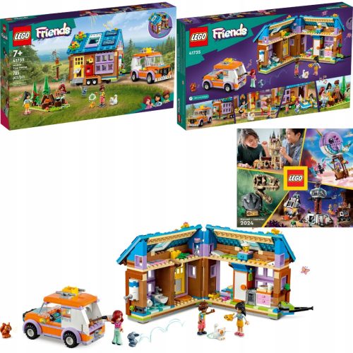  LEGO Friends 41735 Mobile Home + LEGO CATALOG 2024 NEW