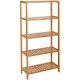 Matkam bathroom shelf, brown tones, 26 x 60.1 x 130 cm