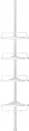 telescopic shelf, adjustable bathroom shelf