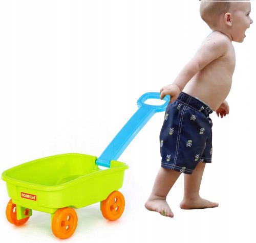 SOLID wheelbarrow with sand handle for children