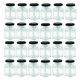 Food Container Glass Jar for Spices 120 ml, 24 pcs. Closures 55