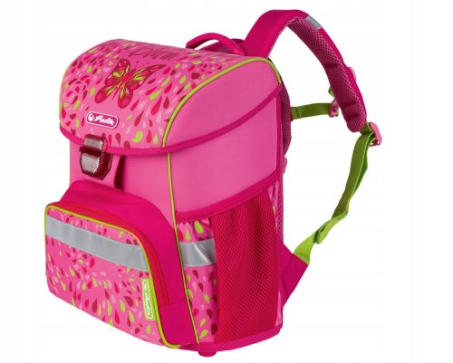  Herlitz school backpack with one compartment, pink tones, 13 years