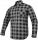 Art-Mas Modar flannel shirt, size 41, grey