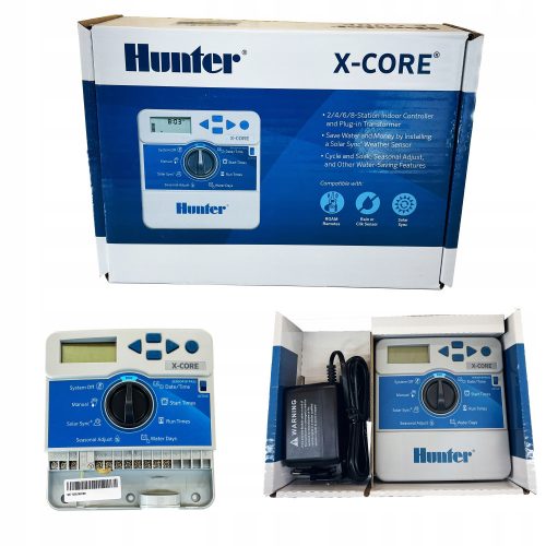  X-CORE HUNTER INTERNAL IRRIGATION CONTROLLER 4 SECTIONS