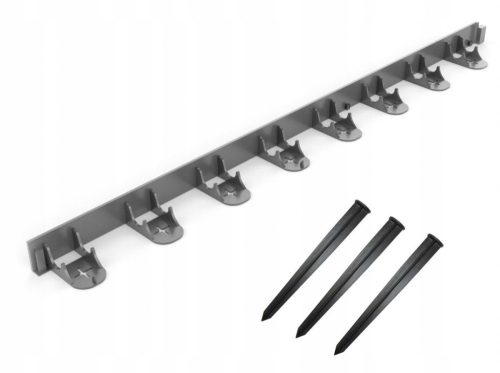 Edgings for the garden - Garden edging made of Cellfast plastic, 103.5 cm x 4.5 cm, black