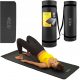  Exercise mat 4FIZJO 180 cm x 60 cm black