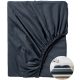 Terry cloth sheet with elastic band Home91 fitted sheet, cotton satin, 160 x 200 cm