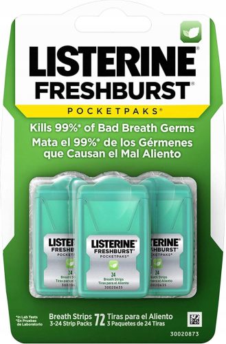  Listerine Freshburst Sheets 3x24 pieces