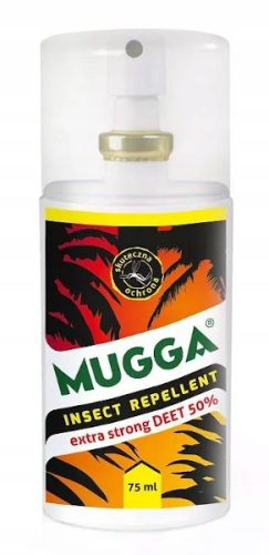 Insect repellent Mugga Deet mosquito and tick spray 50% 75 ml