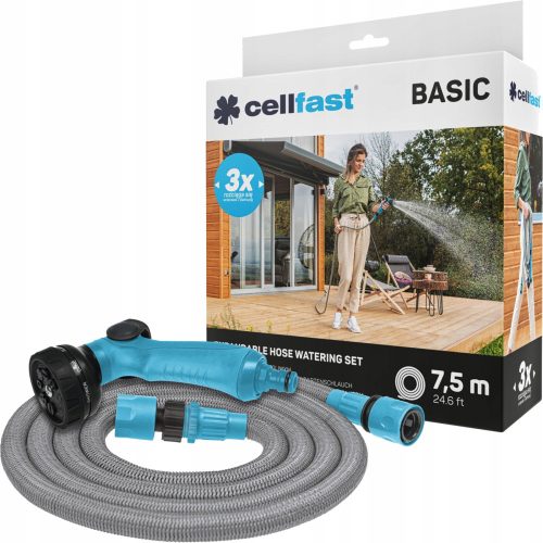  Cellfast Basic expandable hose, sprinkler set