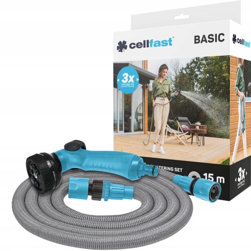  Set with Cellfast Basic 15 m expandable hose