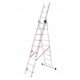 Leitermann Ladder 7.2 m Aluminum 3 x 9 to 150 kg