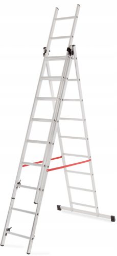 Leitermann Ladder 5.3 m Aluminum 3 x 9 to 150 kg