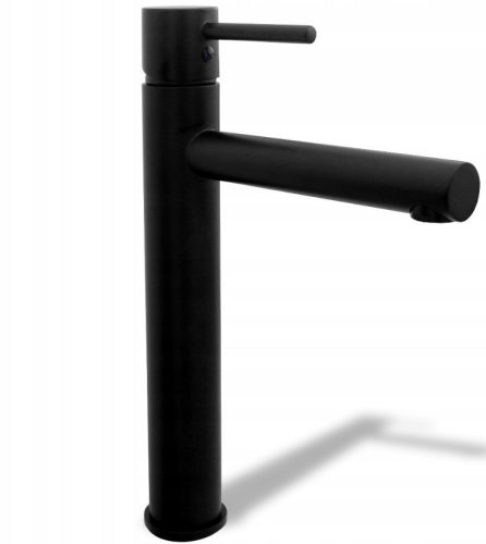 Rea Tess floor-standing washbasin faucet, black