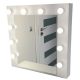 Bathroom mirror Meblano wall mirror, square, 680 x 680 mm