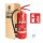 SET powder fire extinguisher 4kg + hanger + sign