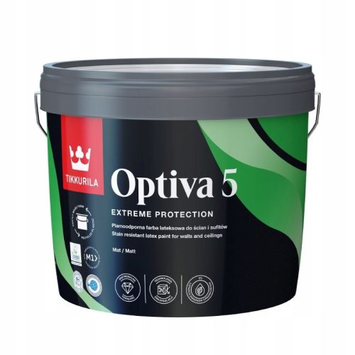 Télécharger Optiva Matt 5 Peinture Latex Baza A 9L
