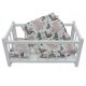  DOLL BED WOODEN WHITE BEDDING BUNNY - CHOICE