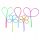 Soap bubble set for soap bubbles with 5 rings