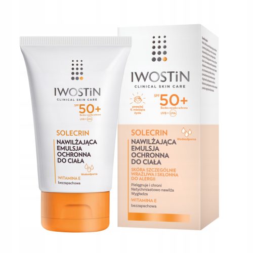 IWOSTIN SOLECRIN Protective Emulsion SPF50+, 100ml - High Sun Protection for Sensitive Skin