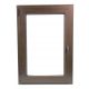 PVC WINDOW 80 X 100 / 800 x 1000 RU/L 2 x C. OAK