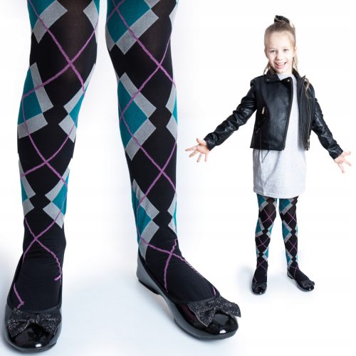  Girls' tights MICROFIBER PATTERNED