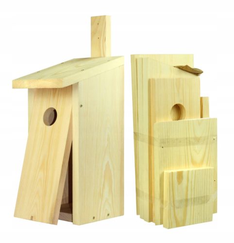  Wooden nesting box for birds Drew-Mistrz