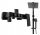 Stellman black wall mounted bath and shower faucet