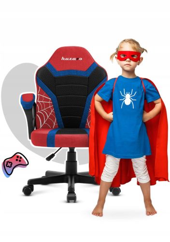  Huzaro Ranger 1.0 Gaming Chair, Black and Red Fabric