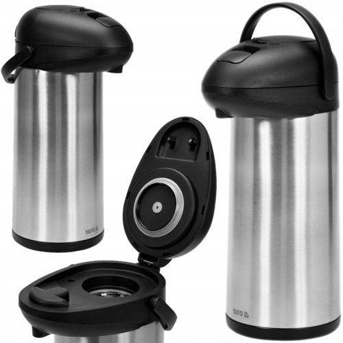 Thermos flask for soups Yato YG-07019 beverage thermos flask, 5 l, silver