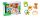  KIK rattle teether, multi-colored silicone