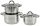 Set de cuisine Ronner Autriche Set de casseroles, INDUCTION, Edelstahl, 6 pcs.