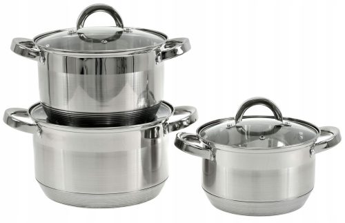 Set de cuisine Ronner Autriche Set de casseroles, INDUCTION, Edelstahl, 6 pcs.