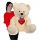 Cool, funny gadgets A BIG TEDDY TEDDY VALENTINE'S DAY GIFT SITS ALONE