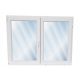 PVC WINDOW 145 x 110 RU+R profile: 81 mm – 6 chambers