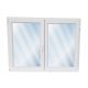 PVC WINDOW 145 x 110 RU+R profile: 81 mm – 6 chambers