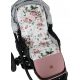  Rose XL stroller insert with waterproof footrest