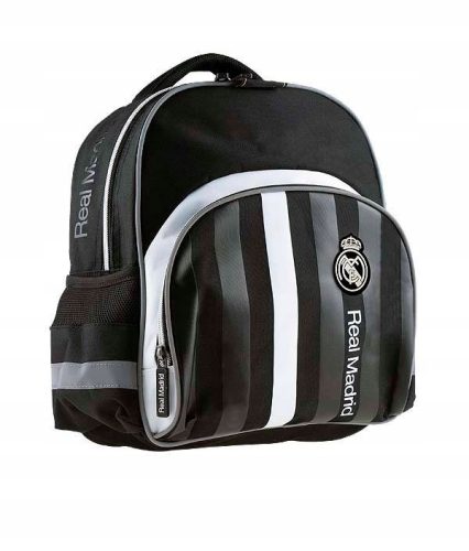  Kindergarten backpack with multiple compartments Real Madrid Astra Boys White, Black, Grey and Silver